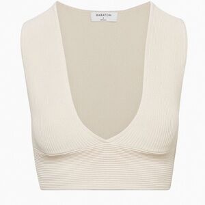 Aritzia Babaton Sculpt Knit Deep Tank